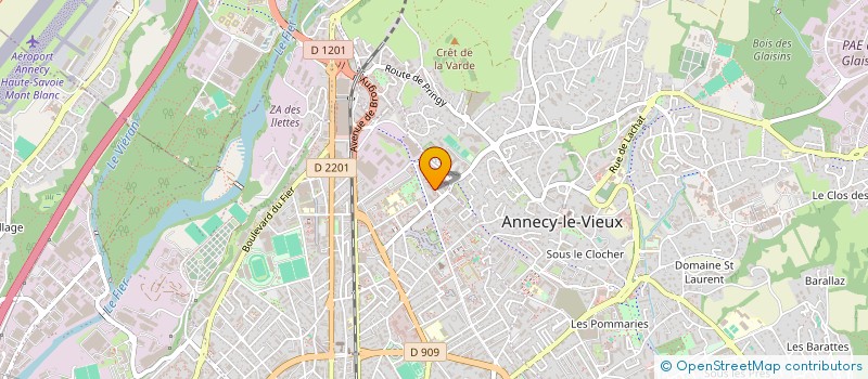 localisation de l'entreprise MONSIEUR OUISSEM KERBOUA  ANNECY