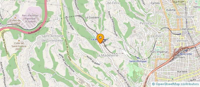 localisation de l'entreprise MONSIEUR OUISSEM MHEMMEDI à NICE