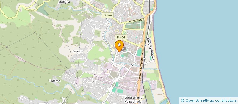 localisation de l'entreprise MONSIEUR OUKACHA ADOUH  BASTIA