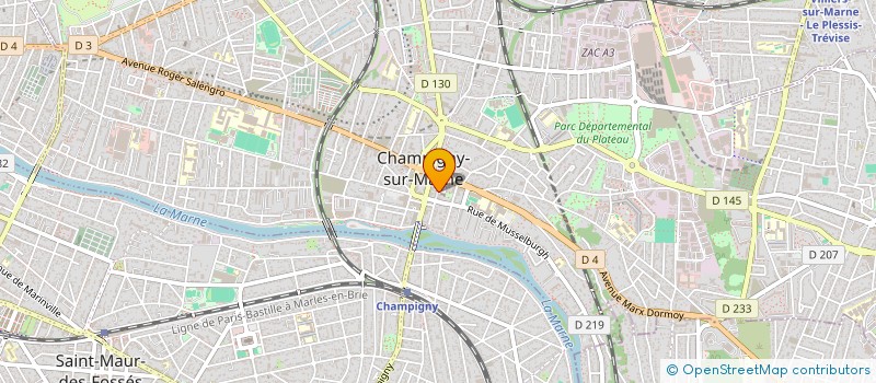 localisation de l'entreprise MONSIEUR OUKBA ZITOUNI  CHAMPIGNY-SUR-MARNE