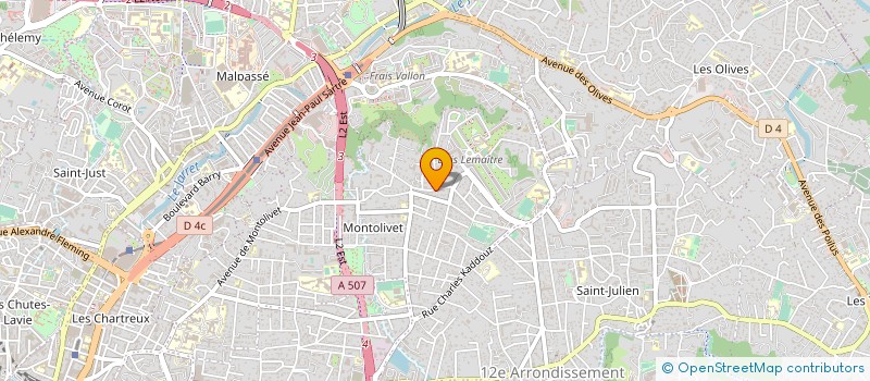 localisation de l'entreprise MONSIEUR OULAID AKIL à MARSEILLE