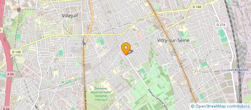 localisation de l'entreprise MONSIEUR OULED ADEL  VITRY-SUR-SEINE