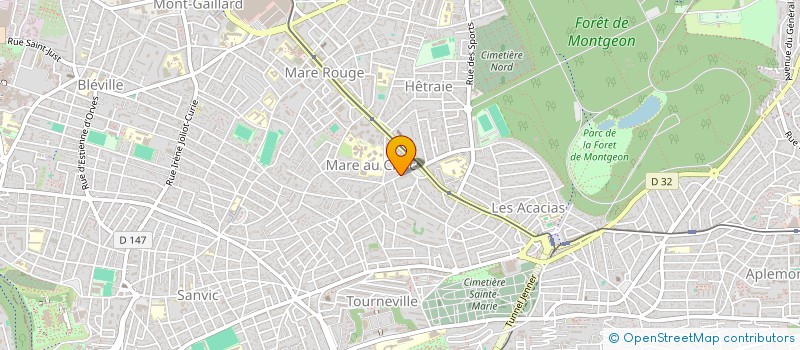 localisation de l'entreprise MONSIEUR OULHADJ BENAMARA à LE HAVRE