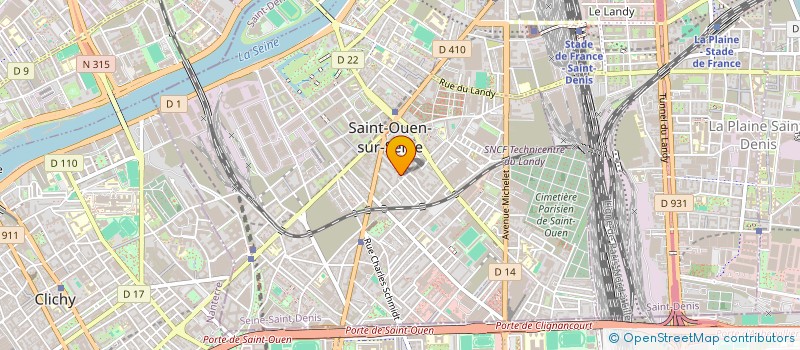 localisation de l'entreprise MONSIEUR OUMAR AGHILAS à SAINT-OUEN-SUR-SEINE