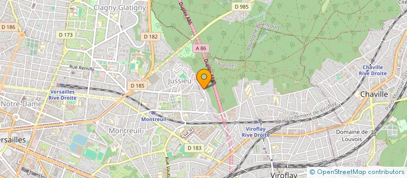 localisation de l'entreprise MONSIEUR OUMAR BA  VIROFLAY