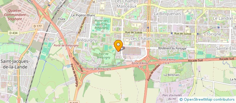 localisation de l'entreprise MONSIEUR OUMAR BAH  RENNES