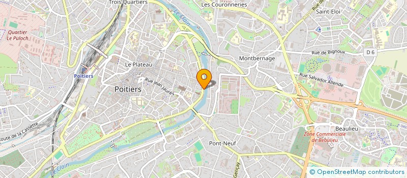 localisation de l'entreprise MONSIEUR OUMAR BARO à POITIERS