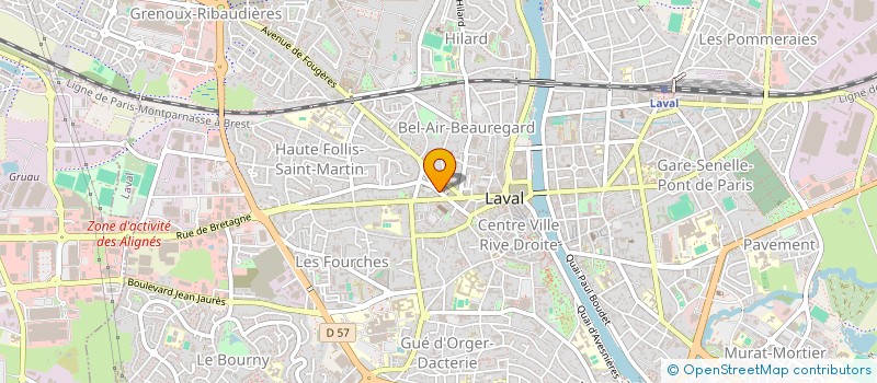 localisation de l'entreprise MONSIEUR OUMAR CAMARA à LAVAL