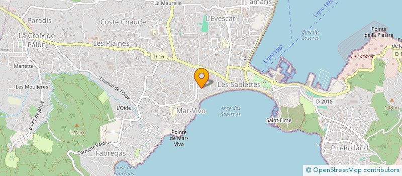 localisation de l'entreprise MONSIEUR OUMAR CAMARA à LA SEYNE-SUR-MER
