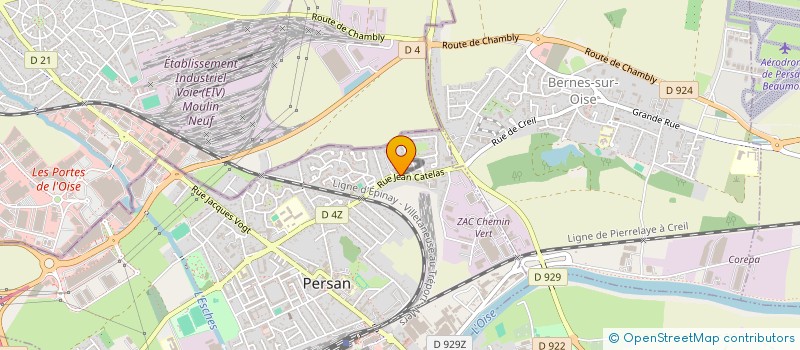 localisation de l'entreprise MONSIEUR OUMAR CAMARA  PERSAN