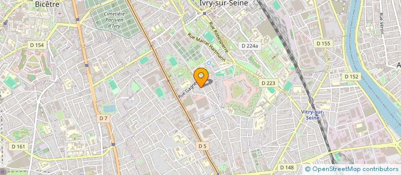 localisation de l'entreprise MONSIEUR OUMAR CISSE  VITRY-SUR-SEINE