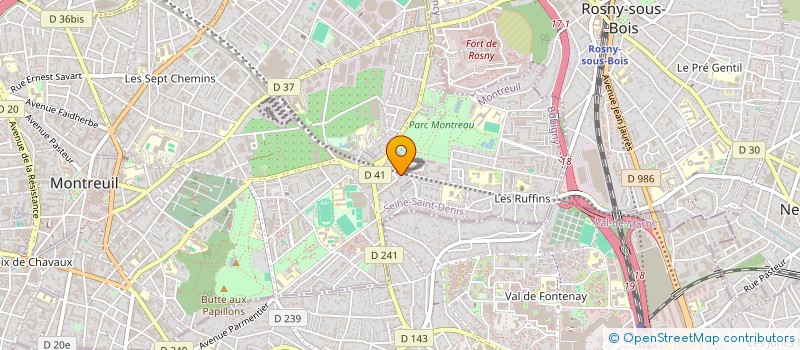 localisation de l'entreprise MONSIEUR OUMAR CISSOKHO à MONTREUIL