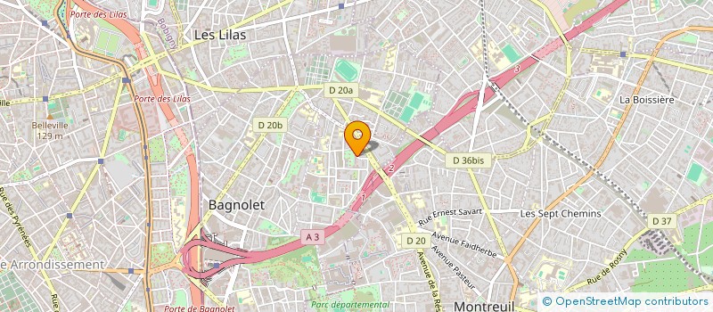 localisation de l'entreprise MONSIEUR OUMAR COULIBALY à BAGNOLET