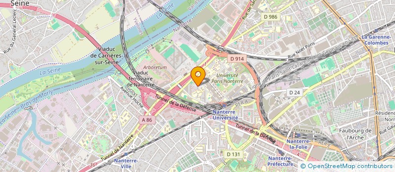 localisation de l'entreprise MONSIEUR OUMAR DABO  NANTERRE