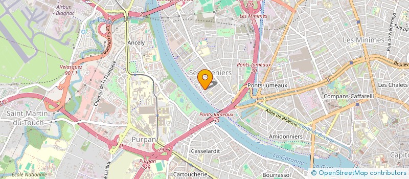 localisation de l'entreprise MONSIEUR OUMAR DANIEL  TOULOUSE