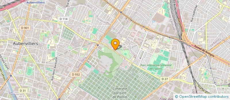 localisation de l'entreprise MONSIEUR OUMAR DANSO  PANTIN