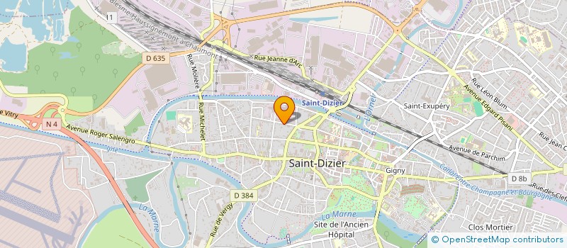 localisation de l'entreprise MONSIEUR OUMAR DEMBELE à SAINT-DIZIER