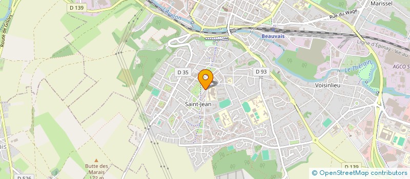 localisation de l'entreprise MONSIEUR OUMAR DEME  BEAUVAIS