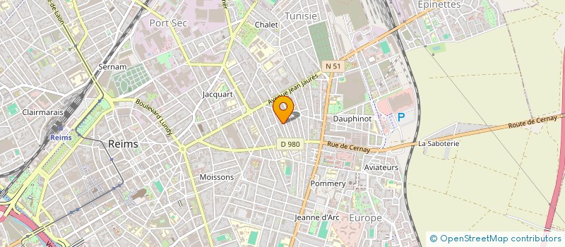 localisation de l'entreprise MONSIEUR OUMAR DIALLO  REIMS