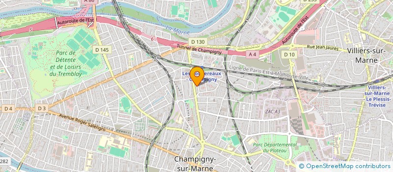 localisation de l'entreprise MONSIEUR OUMAR DIALLO  CHAMPIGNY-SUR-MARNE