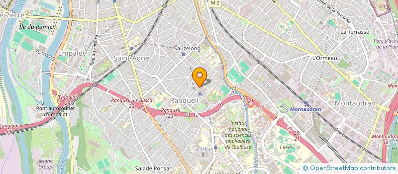 localisation de l'entreprise MONSIEUR OUMAR DIALLO  TOULOUSE