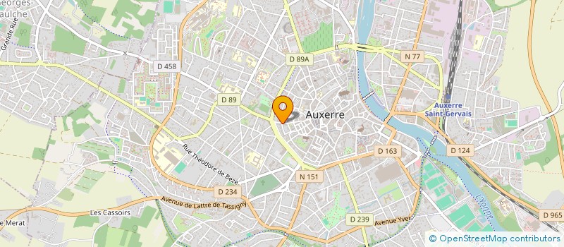 localisation de l'entreprise MONSIEUR OUMAR DIALLO à AUXERRE