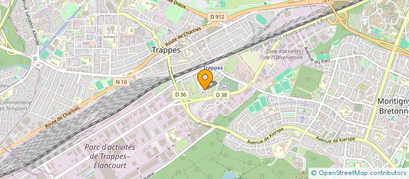 localisation de l'entreprise MONSIEUR OUMAR DIALLO  TRAPPES