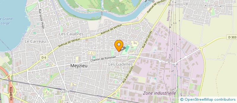 localisation de l'entreprise MONSIEUR OUMAR DIALLO  MEYZIEU