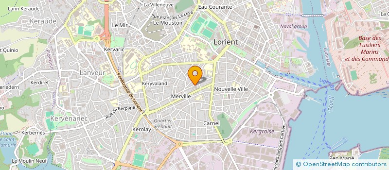 localisation de l'entreprise MONSIEUR OUMAR DIALLO  LORIENT