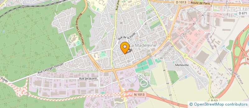 localisation de l'entreprise MONSIEUR OUMAR DIAOUNE  EVREUX