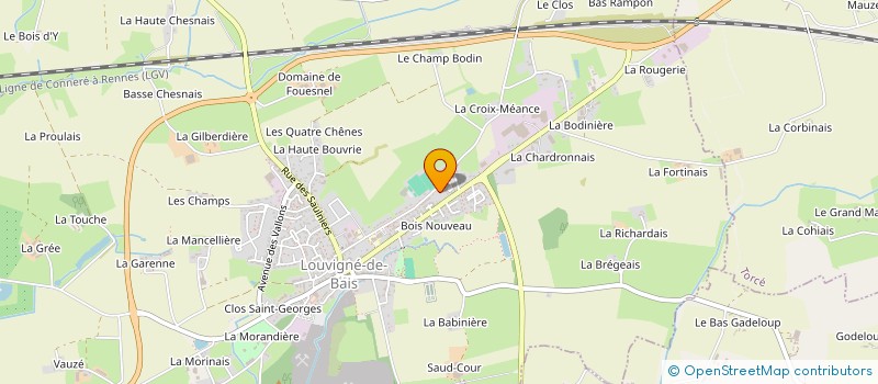 localisation de l'entreprise MONSIEUR OUMAR DIARRA à LOUVIGNE-DE-BAIS