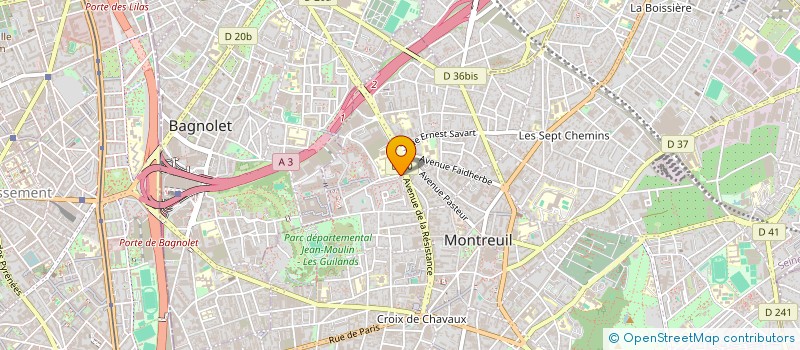 localisation de l'entreprise MONSIEUR OUMAR DIAWARA à MONTREUIL