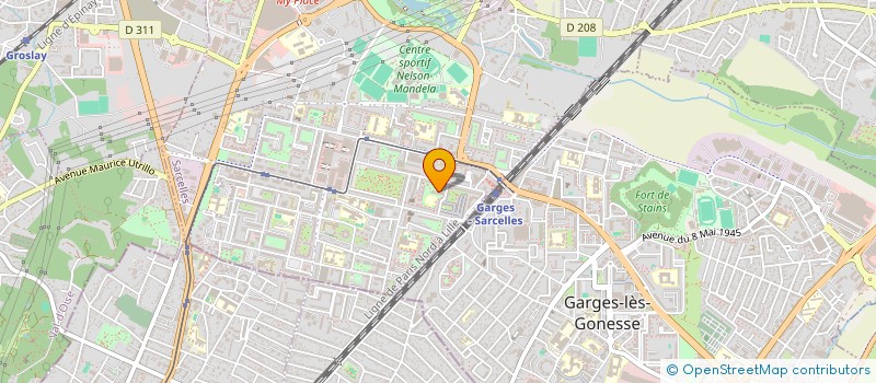 localisation de l'entreprise MONSIEUR OUMAR DIOP à SARCELLES
