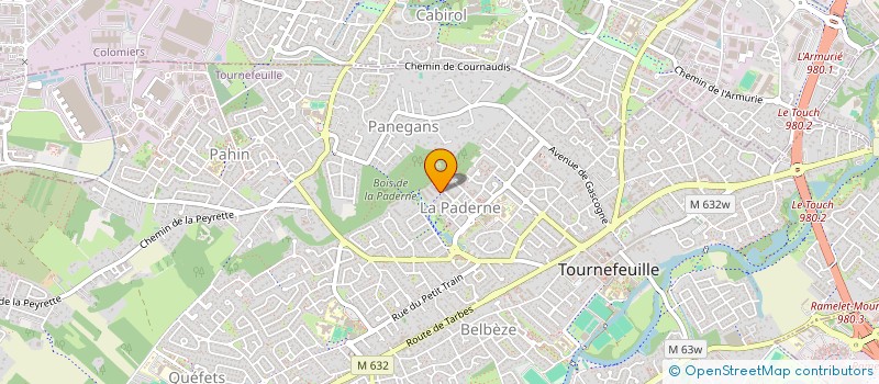 localisation de l'entreprise MONSIEUR OUMAR DJOP  TOURNEFEUILLE