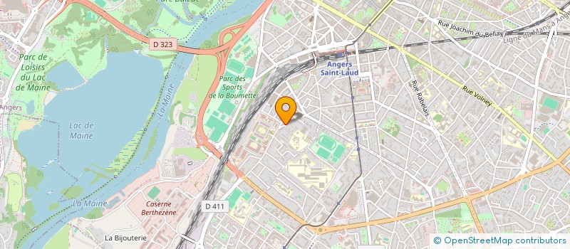 localisation de l'entreprise MONSIEUR OUMAR DRAME à ANGERS