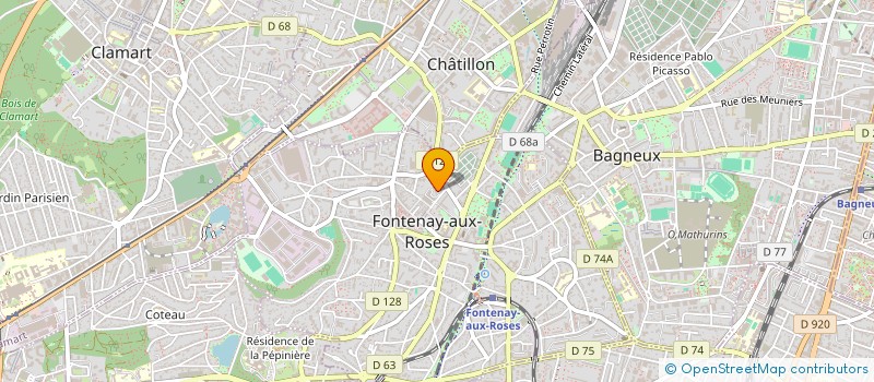 localisation de l'entreprise MONSIEUR OUMAR DRAME à FONTENAY-AUX-ROSES