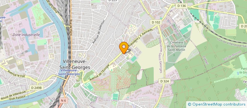 localisation de l'entreprise MONSIEUR OUMAR GAYE à VILLENEUVE-SAINT-GEORGES