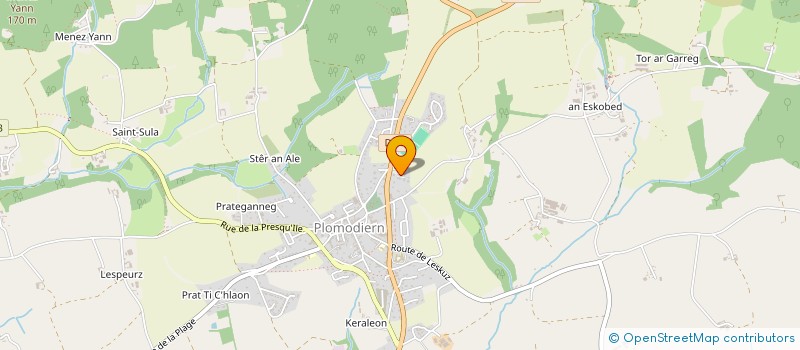 localisation de l'entreprise MONSIEUR OUMAR HOUSSEINI  PLOMODIERN