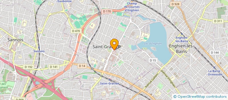 localisation de l'entreprise MONSIEUR OUMAR KEINDE  SAINT-GRATIEN