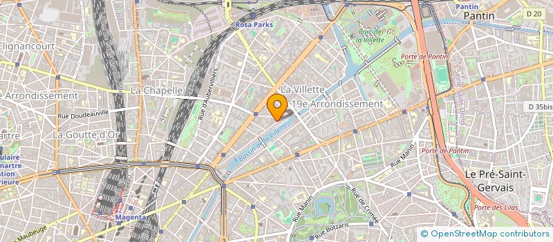 localisation de l'entreprise MONSIEUR OUMAR KEITA  PARIS