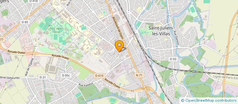 localisation de l'entreprise MONSIEUR OUMAR KEITA  TROYES