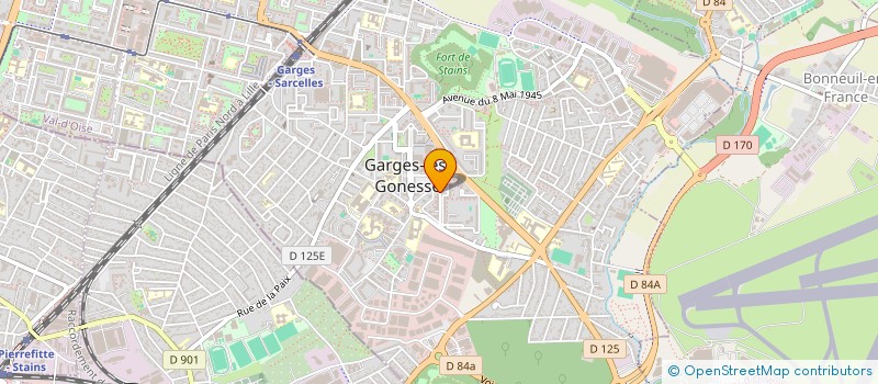 localisation de l'entreprise MONSIEUR OUMAR KOITA  GARGES-LES-GONESSE