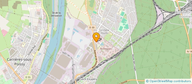 localisation de l'entreprise MONSIEUR OUMAR KONE  POISSY