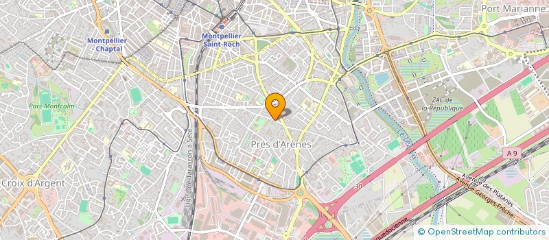 localisation de l'entreprise MONSIEUR OUMAR KONE à MONTPELLIER