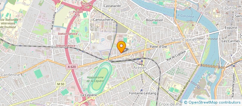 localisation de l'entreprise MONSIEUR OUMAR KONE  TOULOUSE