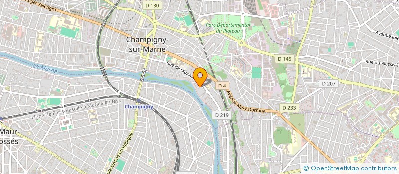 localisation de l'entreprise MONSIEUR OUMAR KOUFERIDJI à CHAMPIGNY-SUR-MARNE