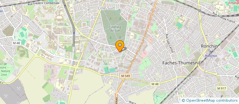 localisation de l'entreprise MONSIEUR OUMAR MAHAMAND à LILLE