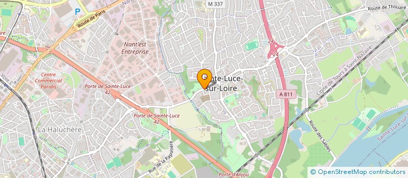 localisation de l'entreprise MONSIEUR OUMAR MAHAMAT  SAINTE-LUCE-SUR-LOIRE