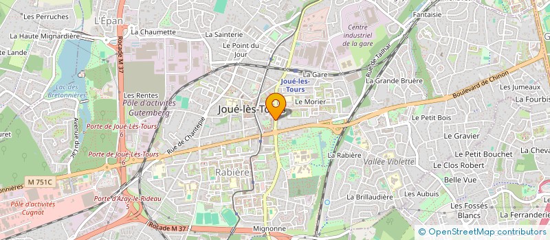 localisation de l'entreprise MONSIEUR OUMAR MAHAMAT YARO  JOUE-LES-TOURS