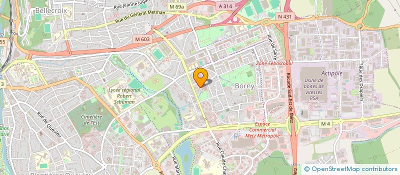 localisation de l'entreprise MONSIEUR OUMAR MOHAMMAD ISHAK  METZ